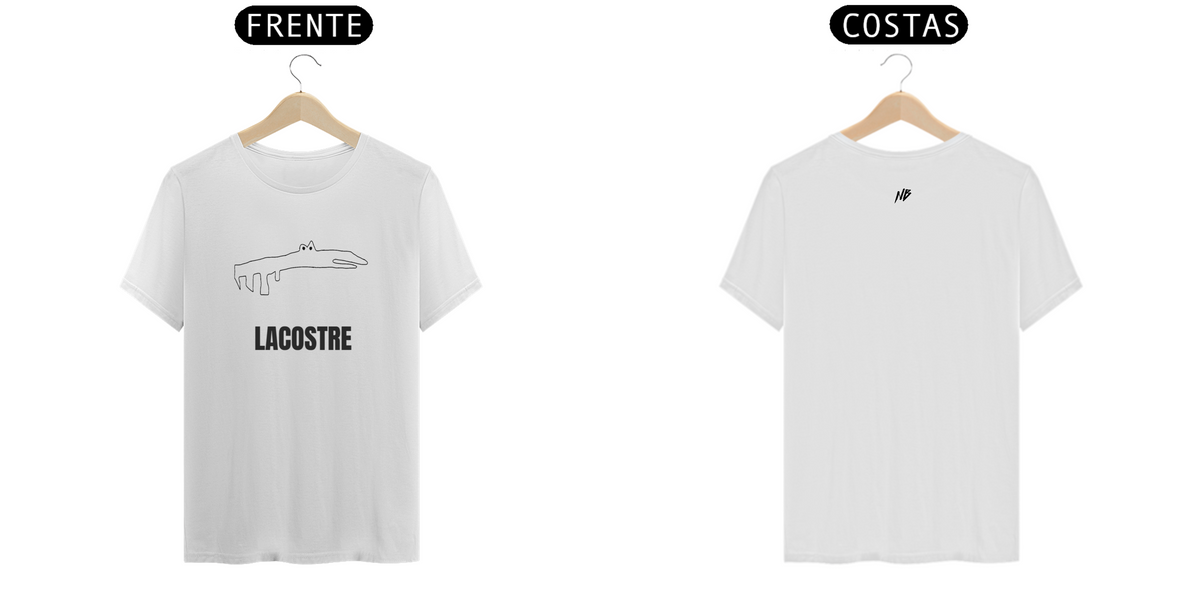 Nome do produto: Camiseta Lacostre - NB