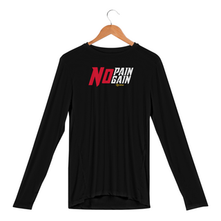 Camisa Manga Longa Sport Dry UV / No Pain No Gain / NB ARTE