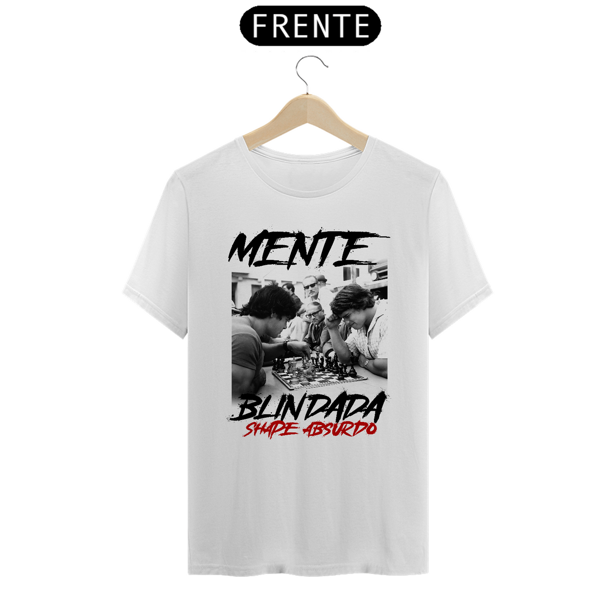 Nome do produto: Camiseta Personalizada | Royal Red Clth. | Mente Blindada Shape Absurdo