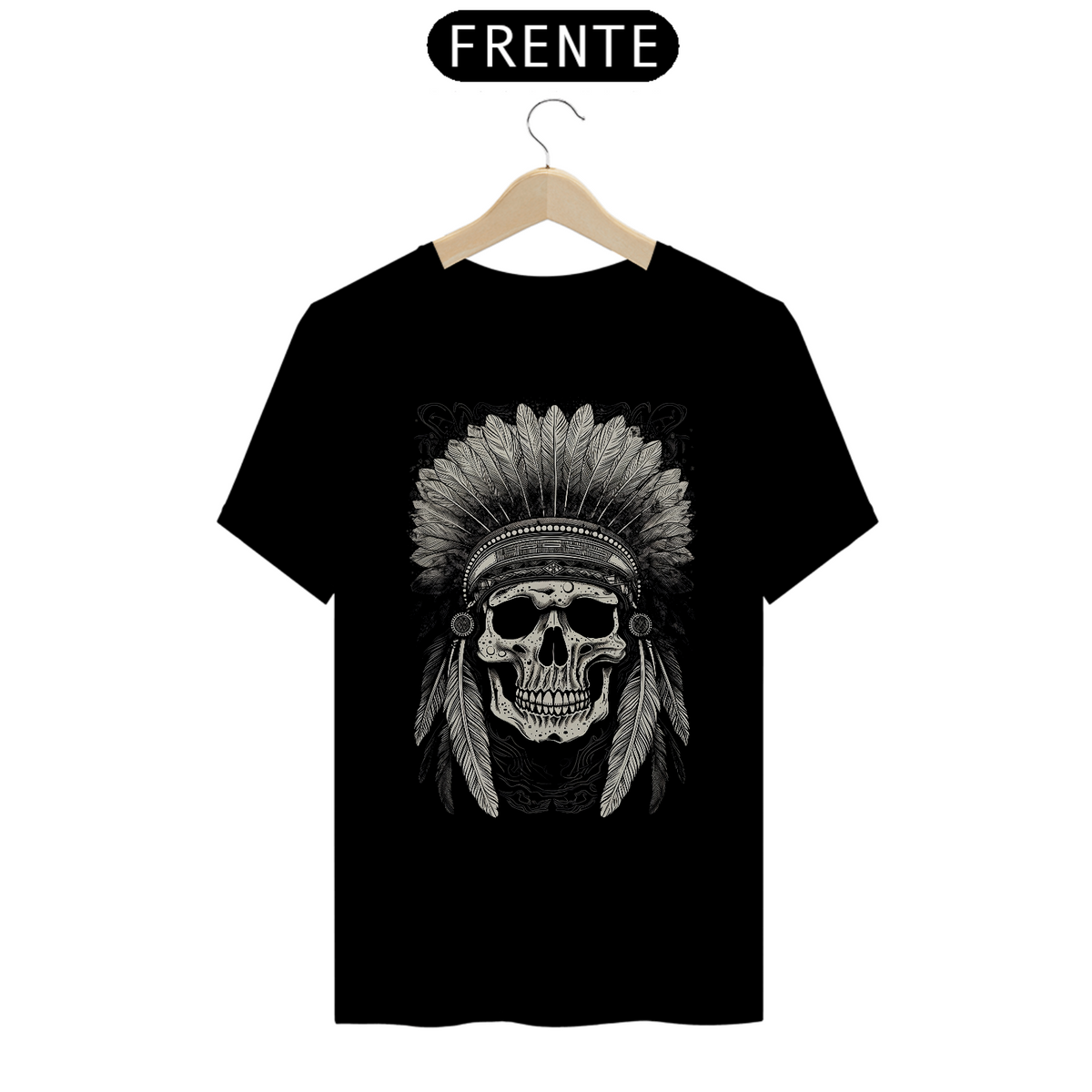 Nome do produto: Camiseta Personalizada | Royal Red Clth. | Shaman Skull