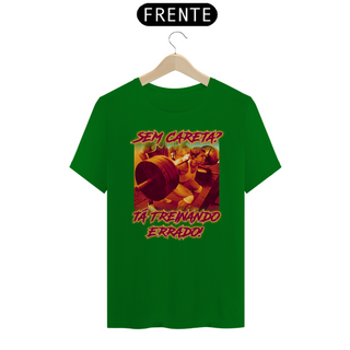 Nome do produtoCamiseta Personalizada | Royal Red Clth. | Sem careta? Tá treinando errado!