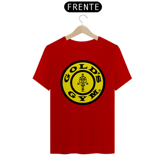 Camiseta Personalizada | Royal Red Clth. | Gold´s Gym Yellow