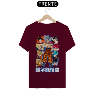 Nome do produtoCamiseta Personalizada | Royal Red Clth. | Goku Ultra Instinct