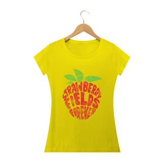 Nome do produtoBaby Look strawberry field forever | Beatles