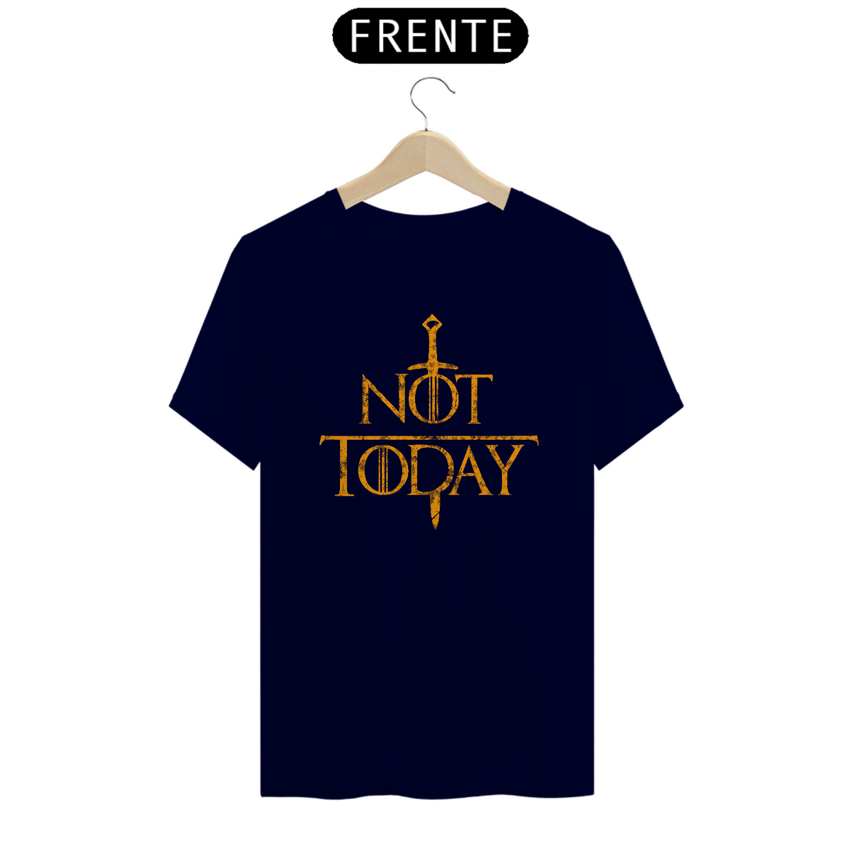 Nome do produto: Camiseta Not Today Casa Stark