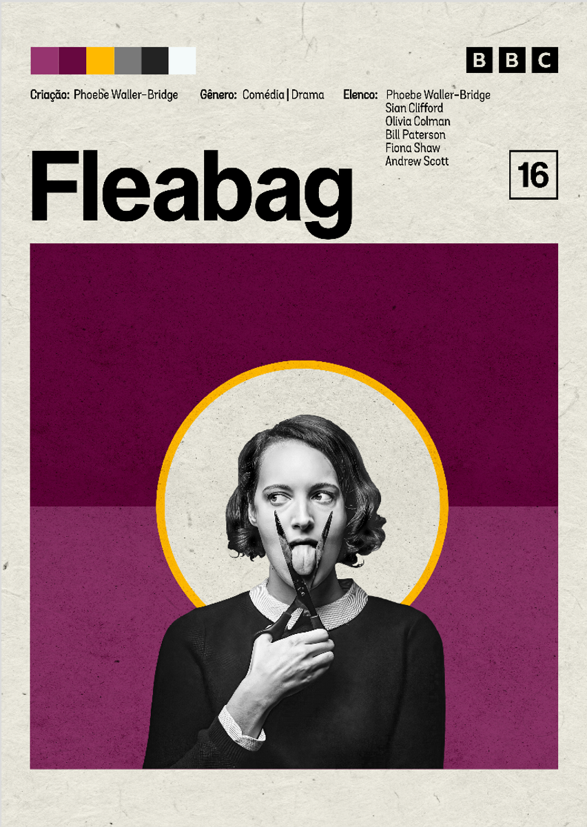 Nome do produto: Poster MInimalista Série Fleabag