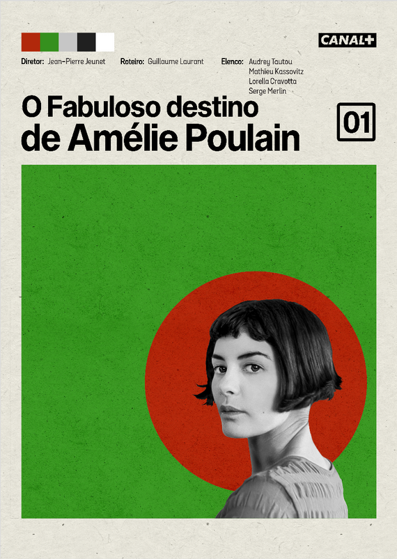 Poster MInimalista filme Amelie Poulain