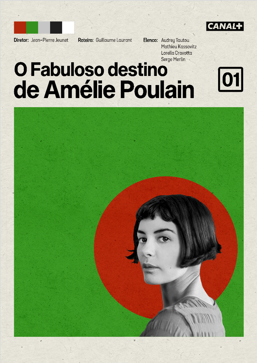 Nome do produto: Poster MInimalista filme Amelie Poulain