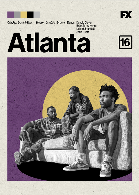 Poster MInimalista Série Atlanta