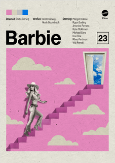 Poster minimalista filme Barbie
