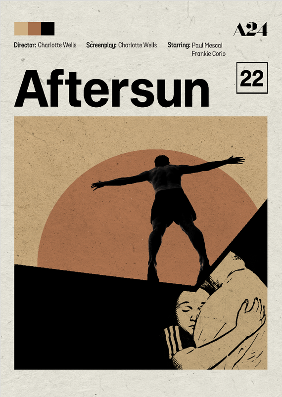 Poster minimalista Filme Aftersun