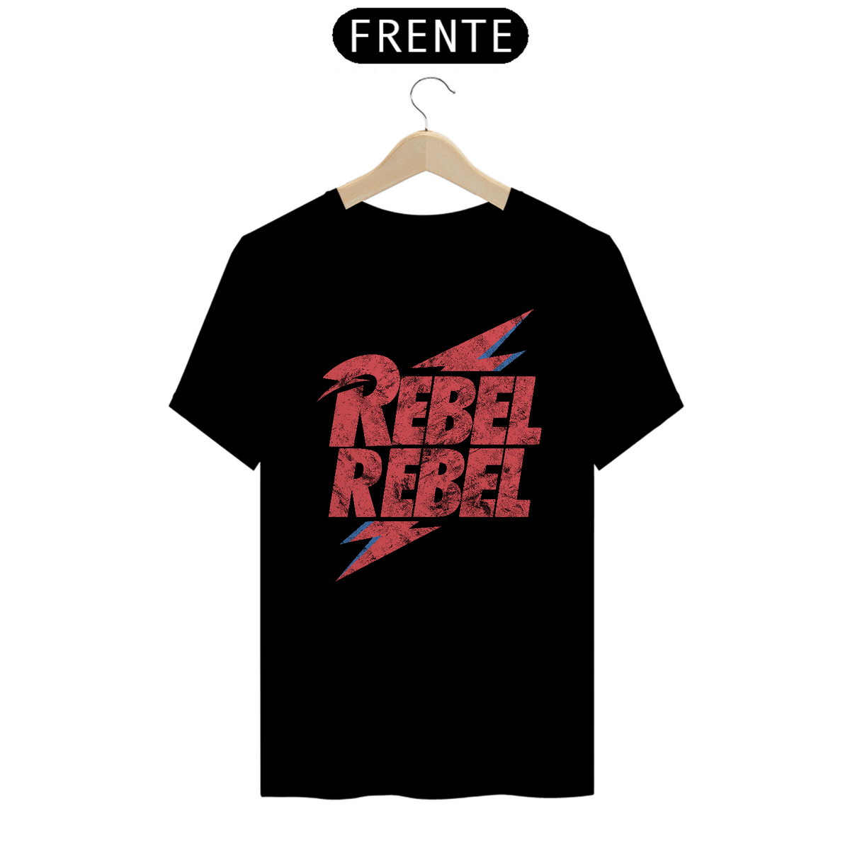 Nome do produto: Camiseta Rebel Rebel David Bowie