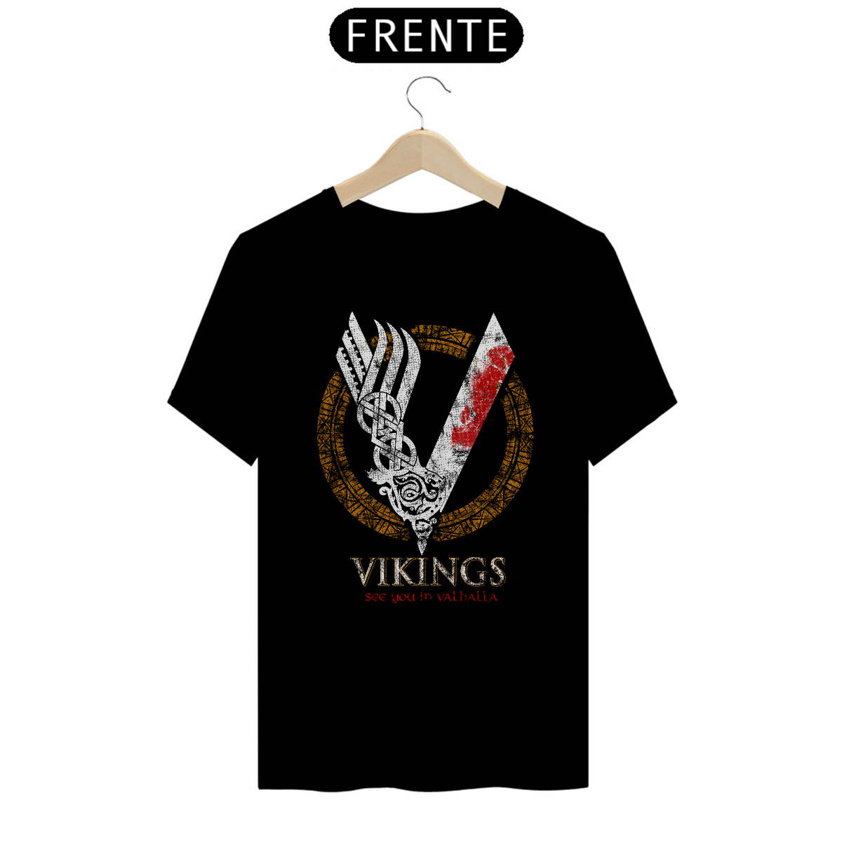 Nome do produto: Camiseta série Vikings