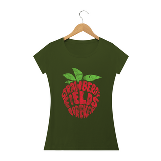 Nome do produtoBaby Look strawberry field forever | Beatles