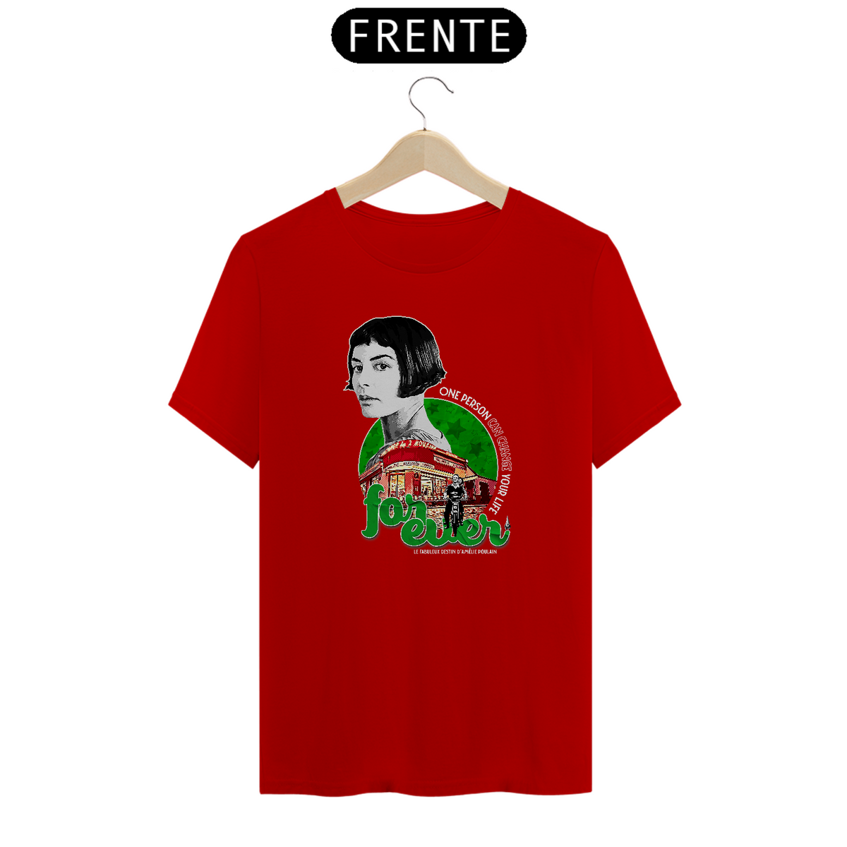 Nome do produto: Camiseta Filme Amélie Poulain para sempre