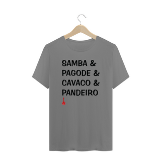 Nome do produtoCamiseta Plus Size Samba, Pagode, Cavaco e Pandeiro