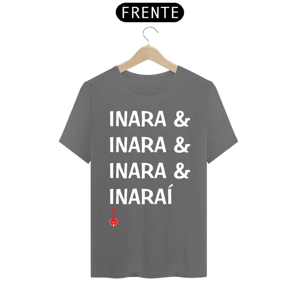 Nome do produto: Camiseta Inaraí - Cinza Estonada