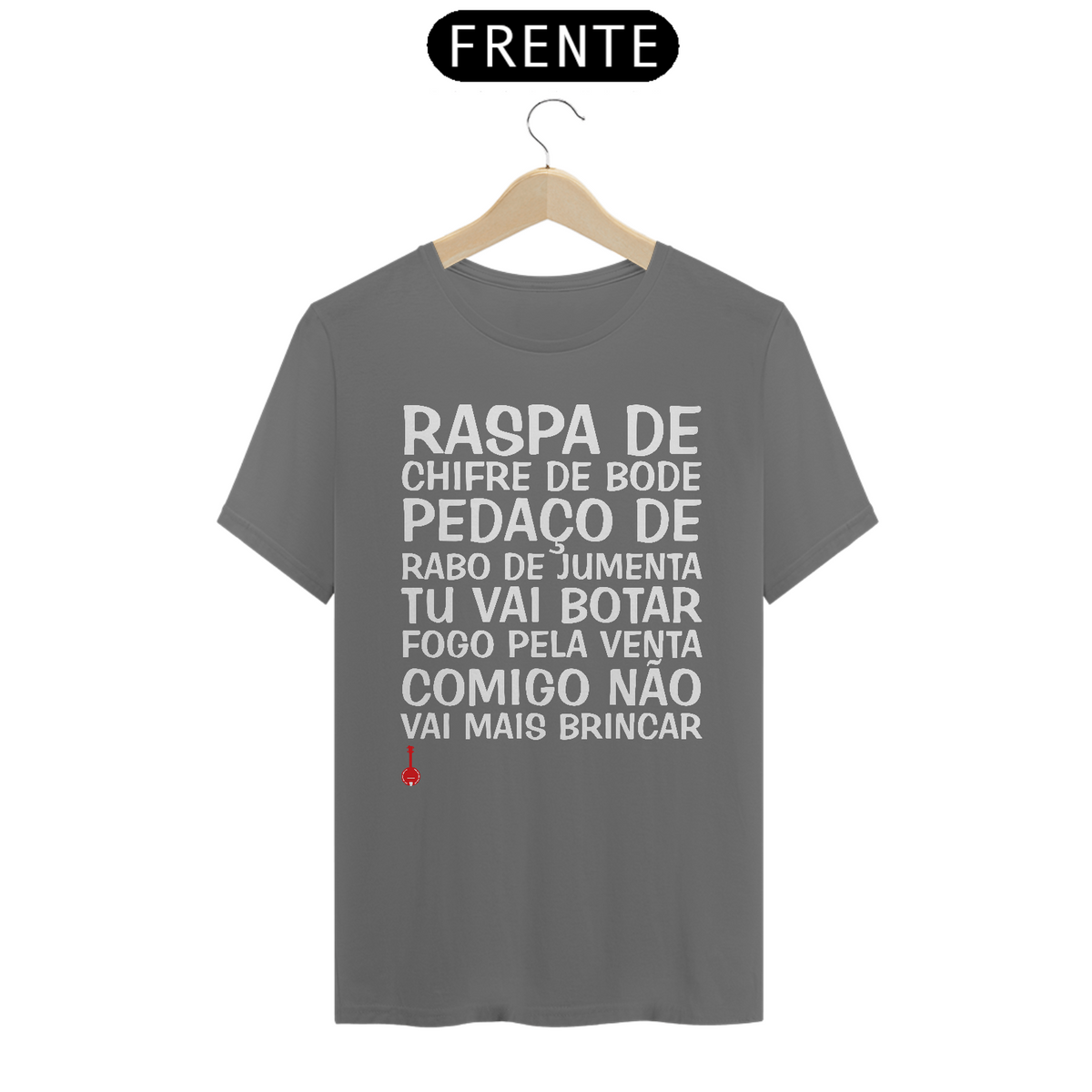 Nome do produto: Camiseta Raspa de Chifre de Bode - Cinza Estonada