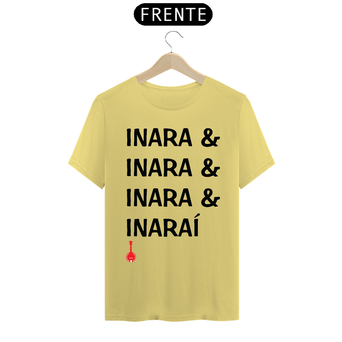 Nome do produto: Camiseta Inaraí - Amarela Estonada