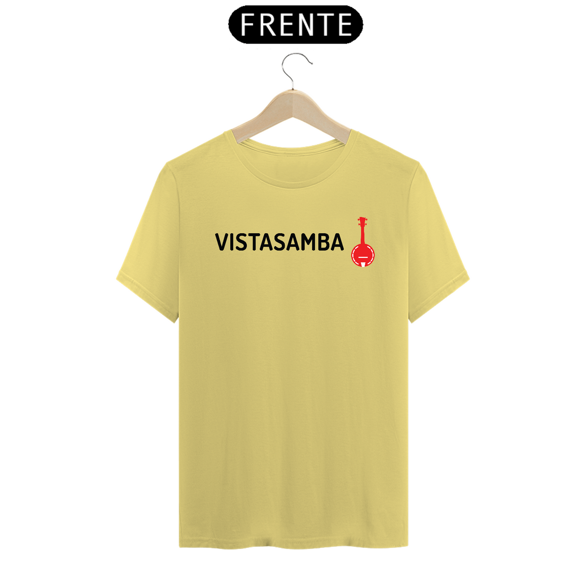 Nome do produto: Camiseta Vista Samba - Amarela Estonada