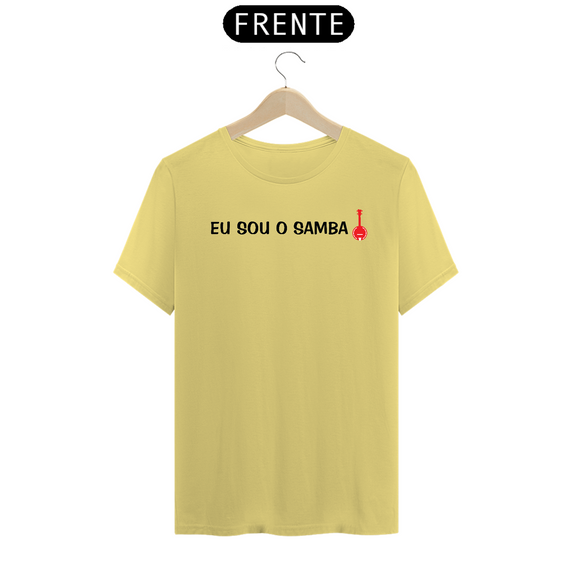 Camiseta Eu Sou o Samba - Amarela Estonada