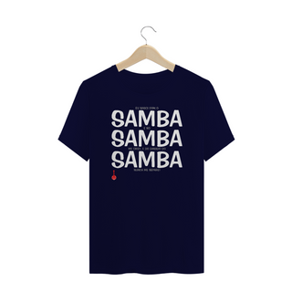 Nome do produtoCamiseta Plus Size Eu Nasci com o Samba e no Samba me Criei