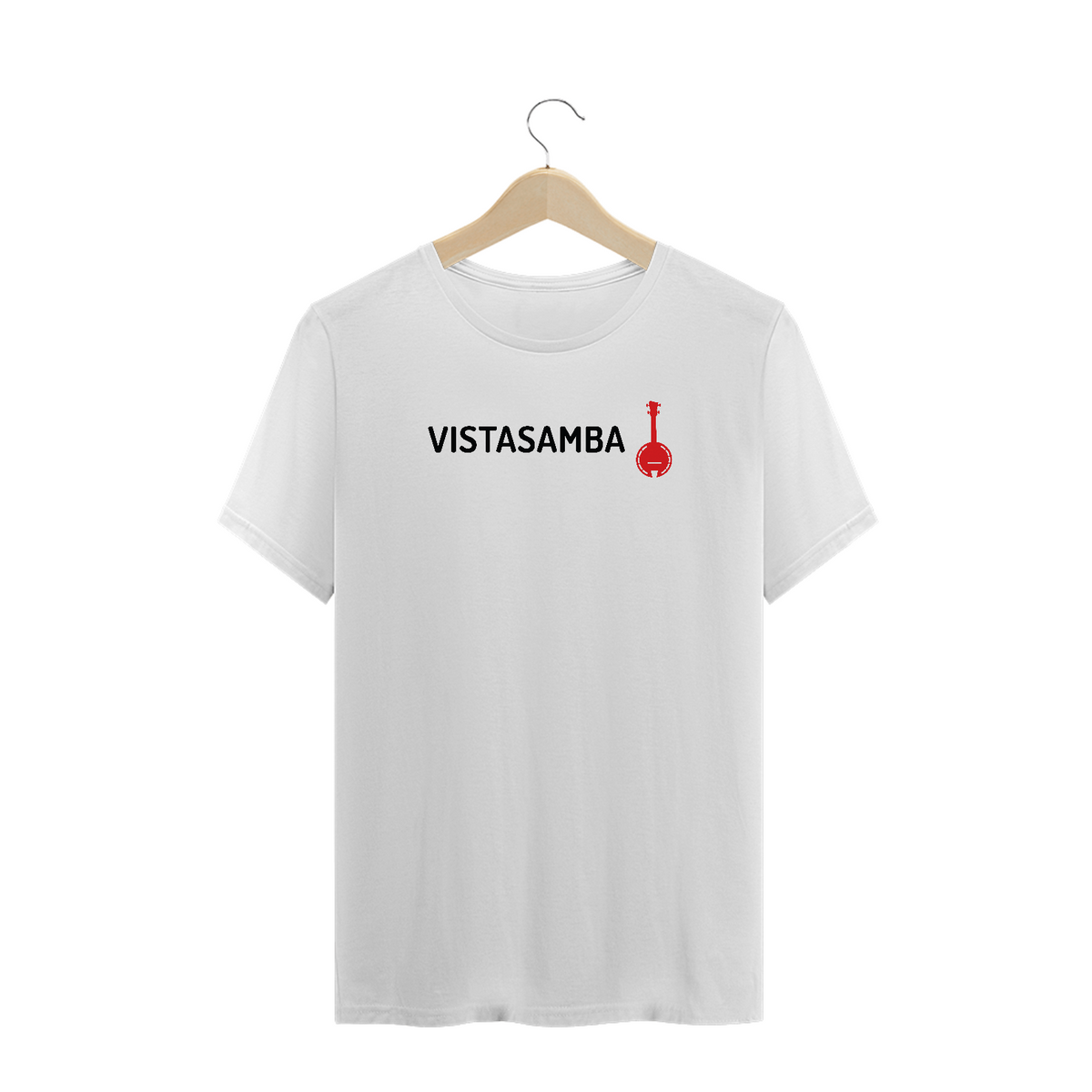 Nome do produto: Camiseta Plus Size Vista Samba - Branca