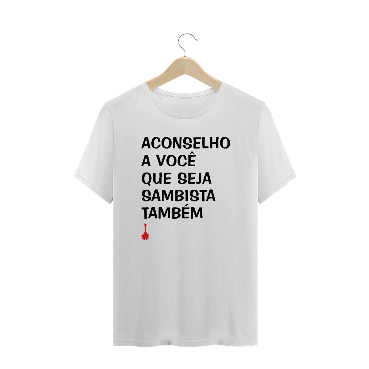 Nome do produto: Camiseta Plus Size Seja Sambista Também