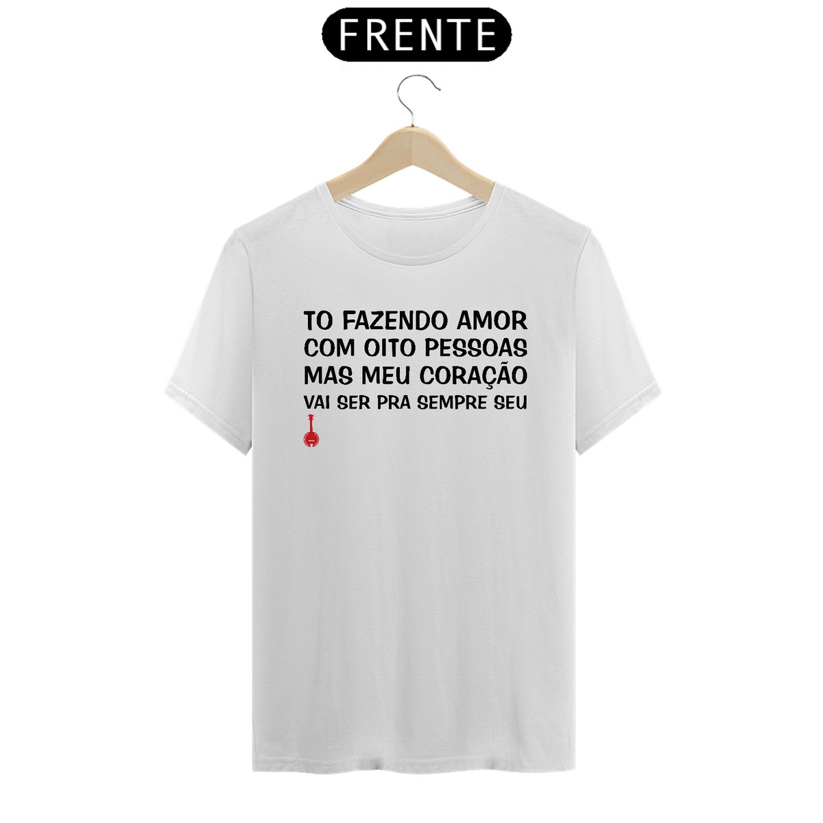 Nome do produto: Camiseta To Fazendo Amor com Oito Pessoas