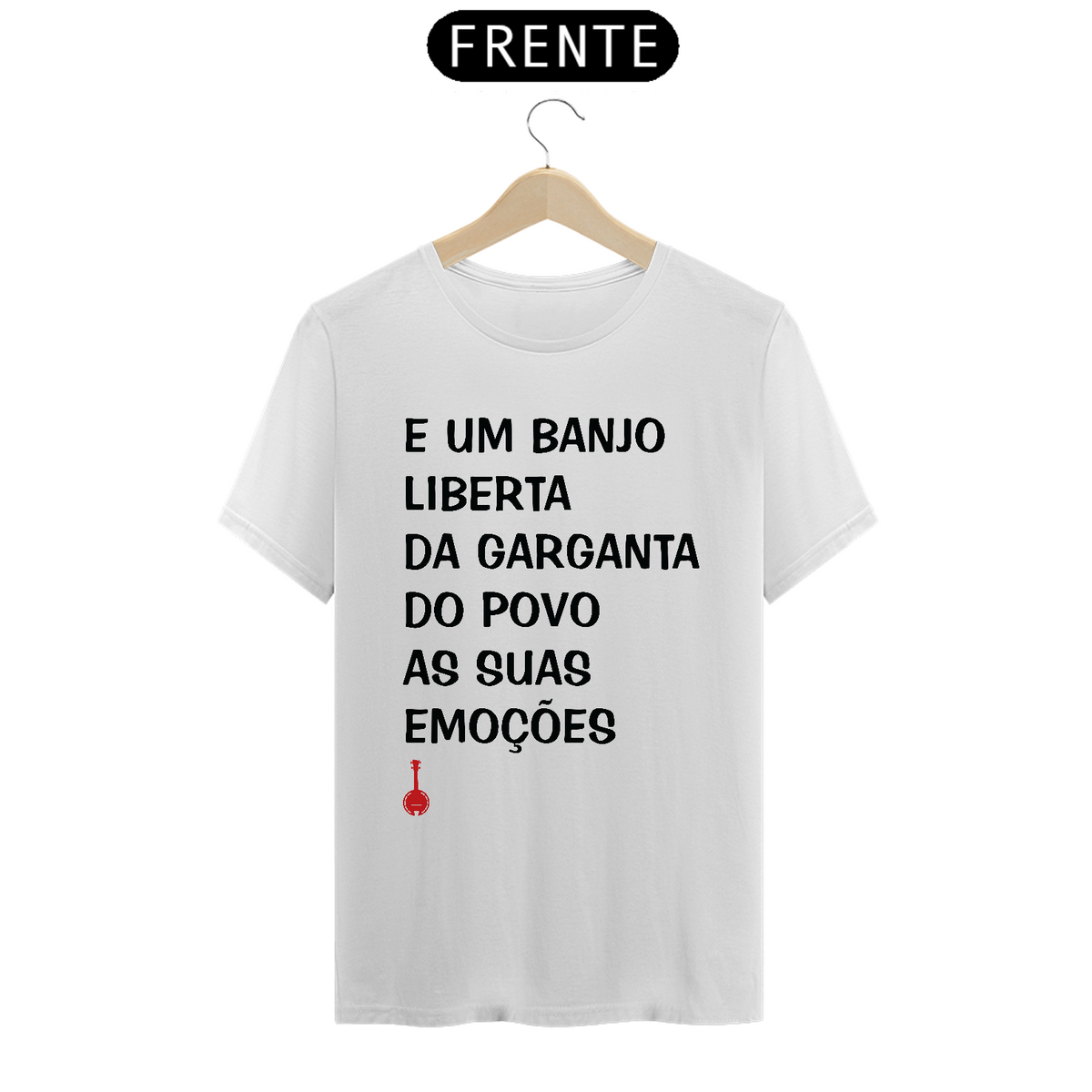 Nome do produto: Camiseta Um Banjo Liberta