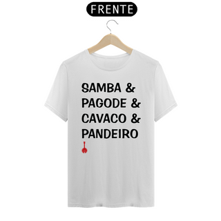 Nome do produtoCamiseta Samba, Pagode, Cavaco e Pandeiro