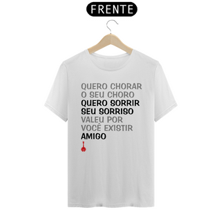 Nome do produtoCamiseta Quero Chorar o Seu Choro