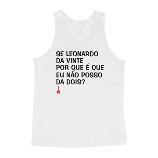 Camiseta Regata Se Leonardo Da Vinte - Branca