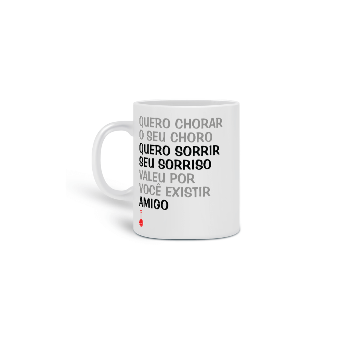 Nome do produto: Caneca Quero Chorar o Seu Choro