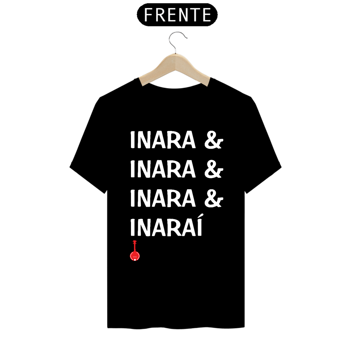 Nome do produto: Camiseta Inaraí - Preta