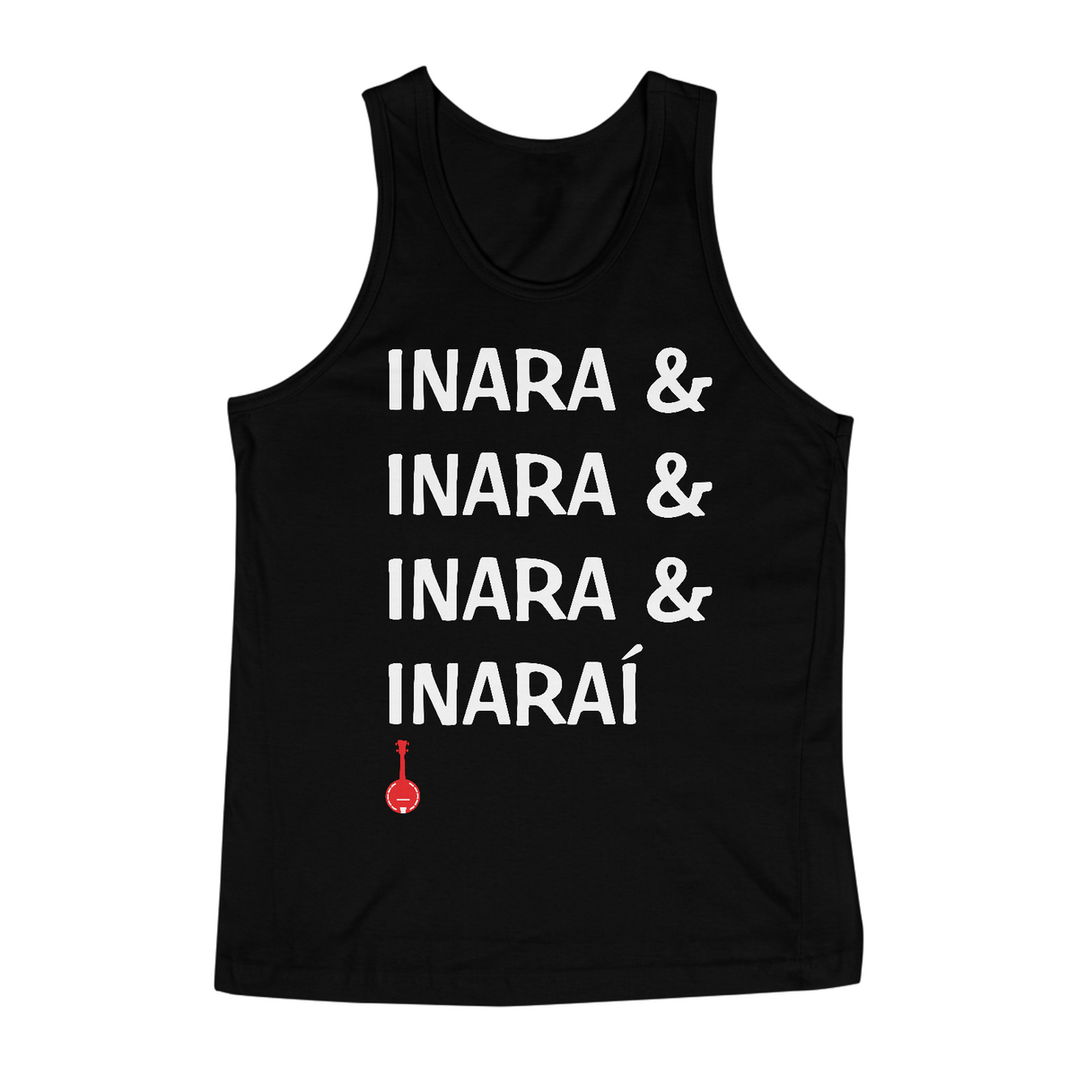 Nome do produto: Camiseta Regata Inaraí - Preta
