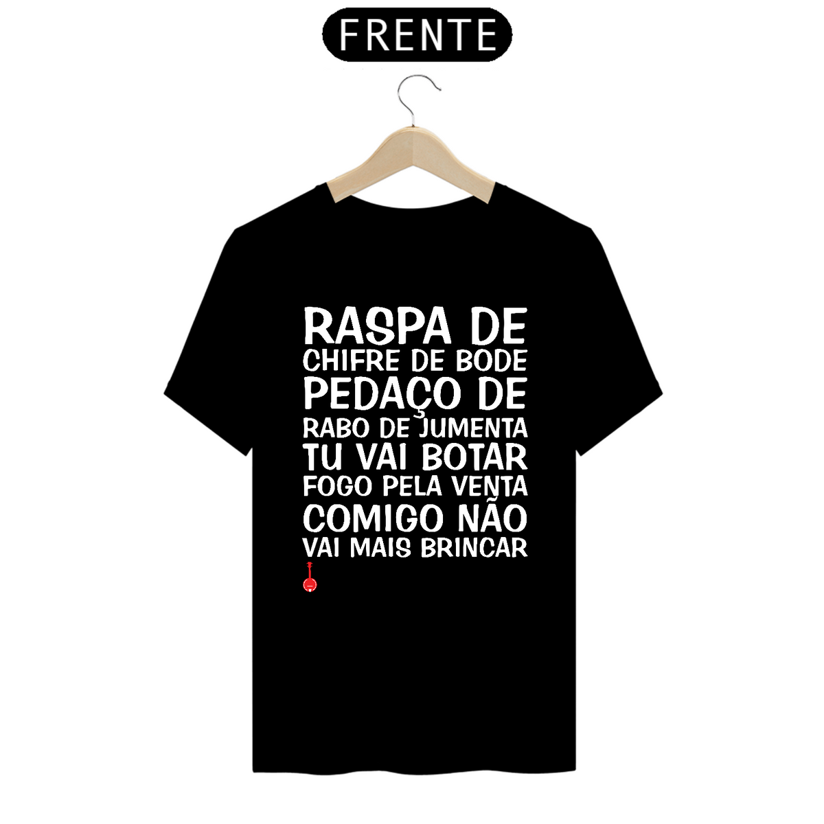 Nome do produto: Camiseta Raspa de Chifre de Bode - Preta