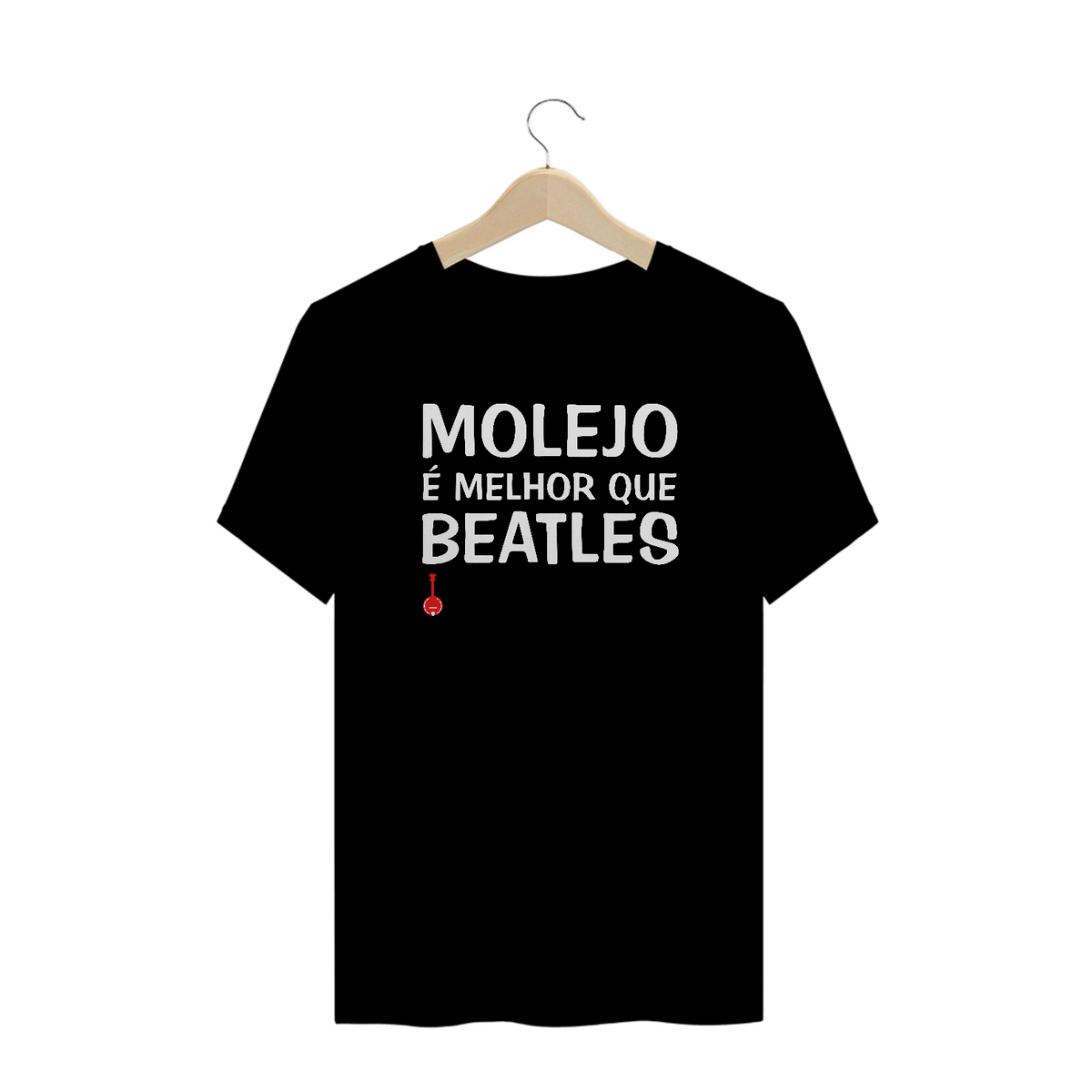 Nome do produto: Camiseta Plus Size Molejo é Melhor que Beatles - Preta