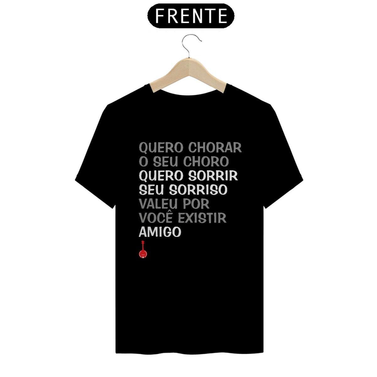 Nome do produto: Camiseta Quero Chorar o Seu Choro