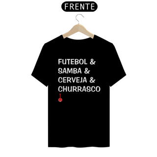 Nome do produtoCamiseta Futebol, Samba, Cerveja e Churrasco