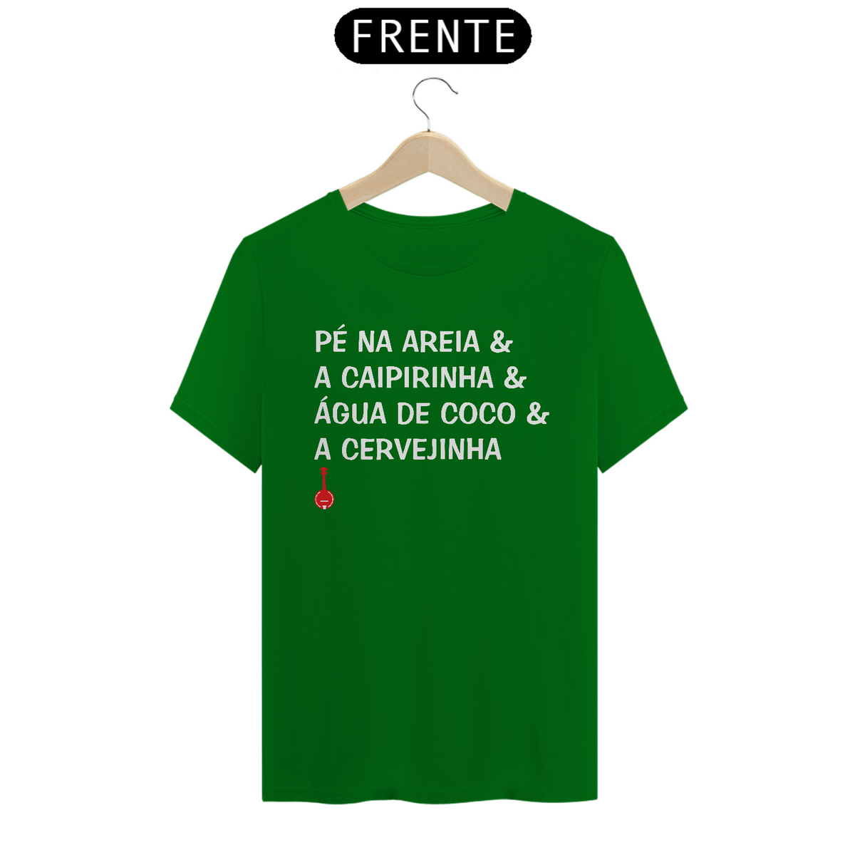 Nome do produto: Camiseta Pé na Areia