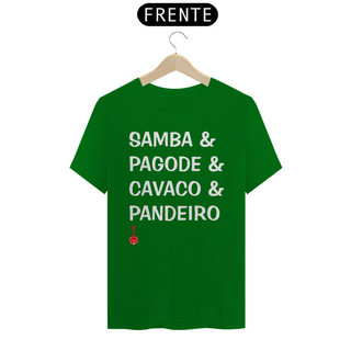 Nome do produtoCamiseta Samba, Pagode, Cavaco e Pandeiro