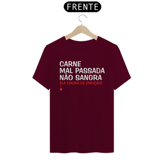 Nome do produtoCamiseta Carne Mal Passada Não Sangra