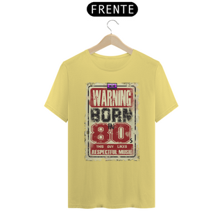 Nome do produtoCamiseta - Born in 80s