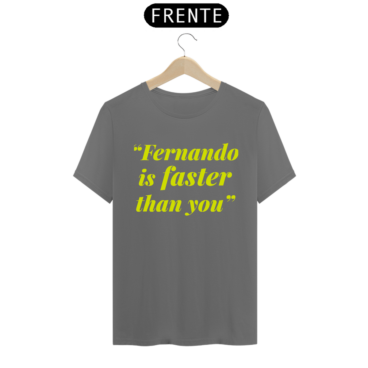 Nome do produto: Camiseta Fernando Alonso Faster Than You