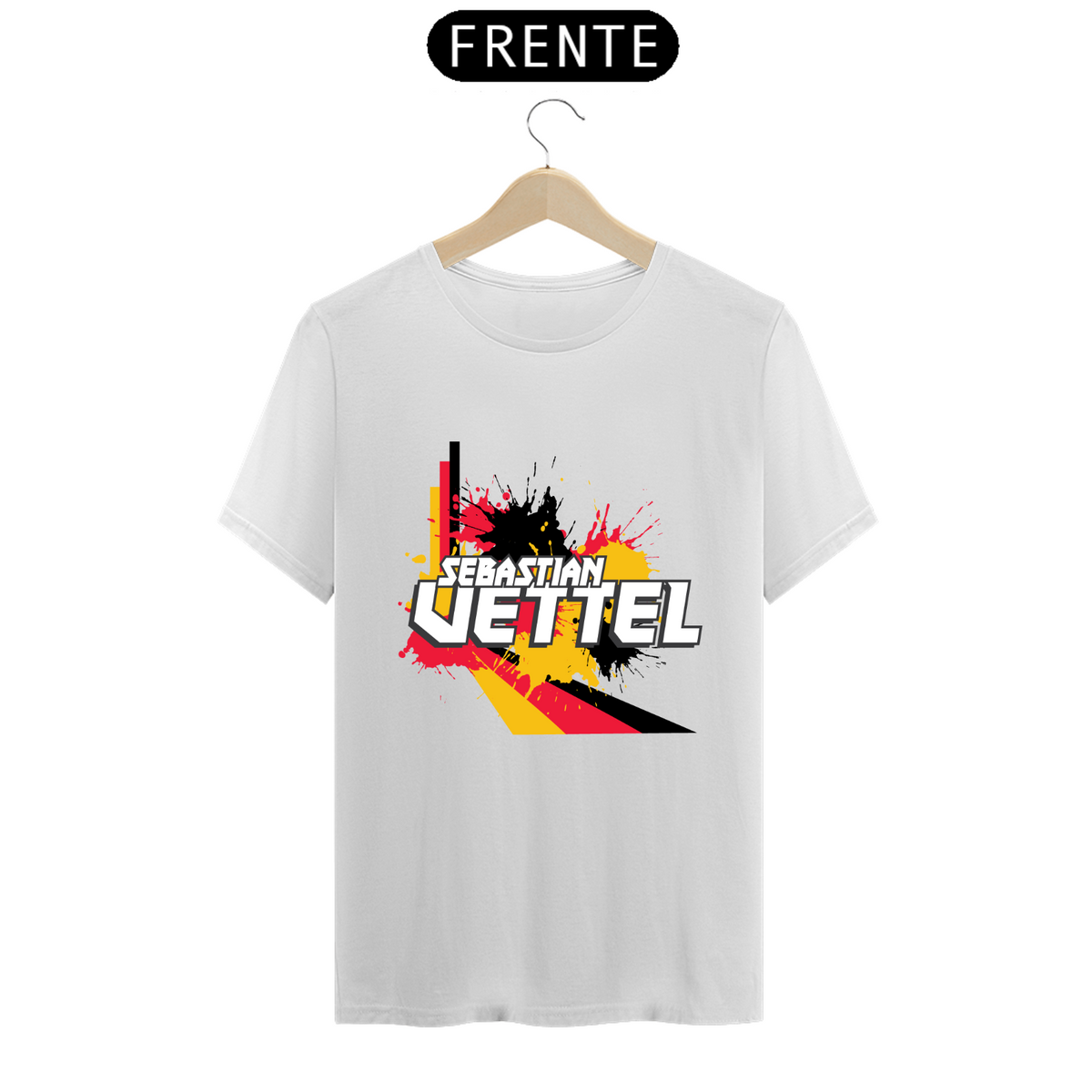 Nome do produto: Camiseta Sebastian Vettel Alemanha