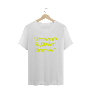 Nome do produtoPlus Size Camiseta Fernando Alonso Faster Than You