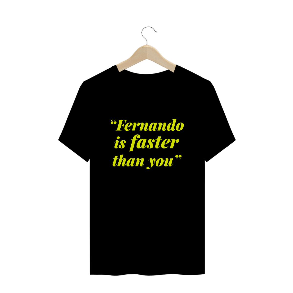 Nome do produto: Plus Size Camiseta Fernando Alonso Faster Than You