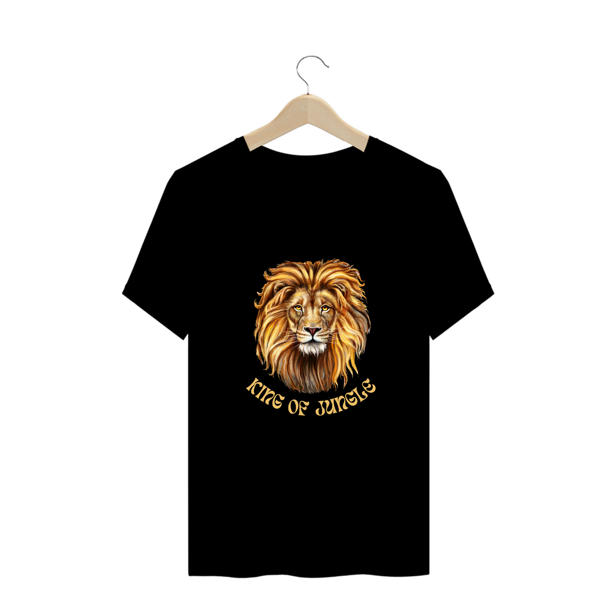 Nome do produto: Vitoryne T-Shirt  Plus Size Rei da Selva