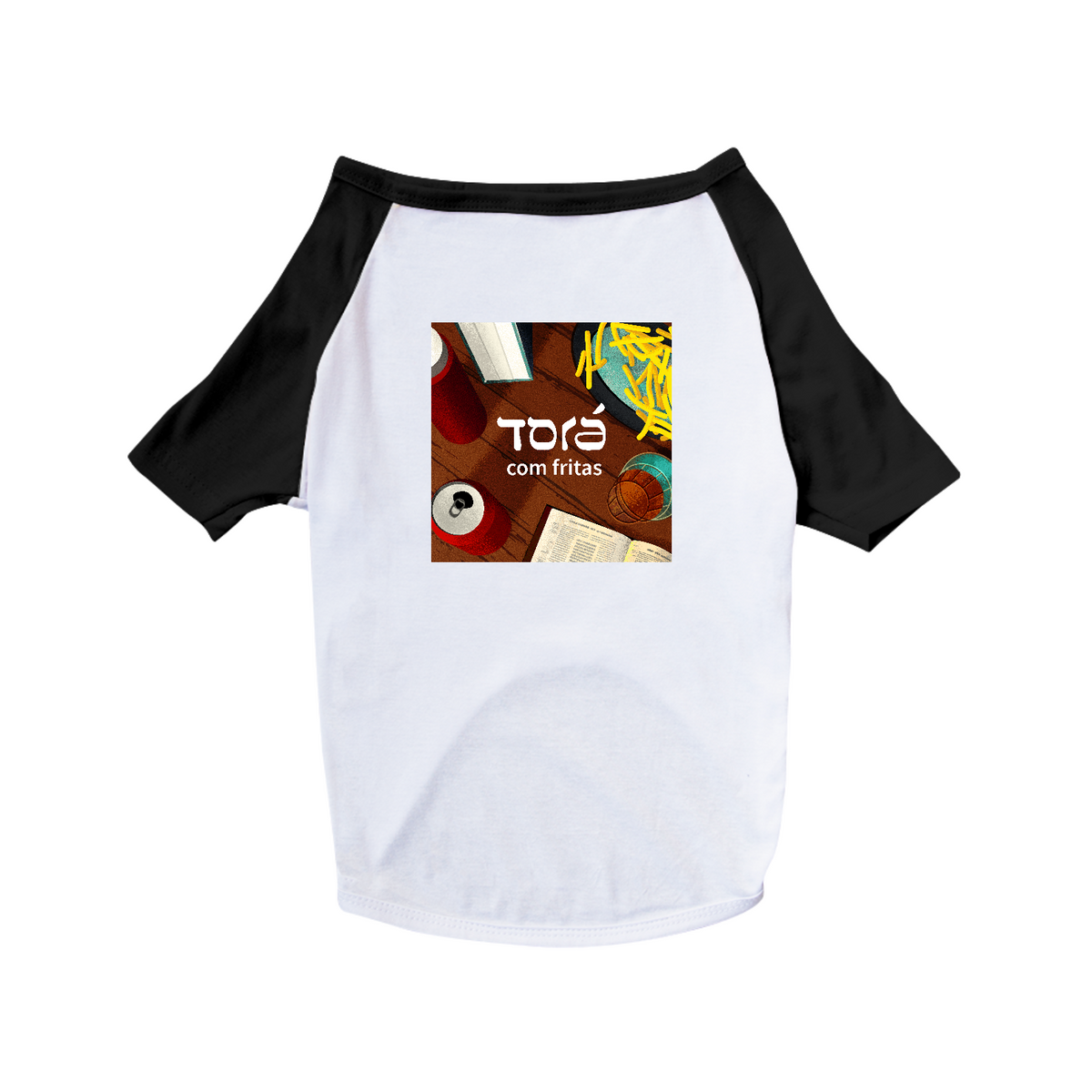 Nome do produto: Camiseta pet Torá com Fritas